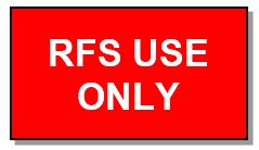 RFS use only signage