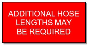 Additional hose length signage